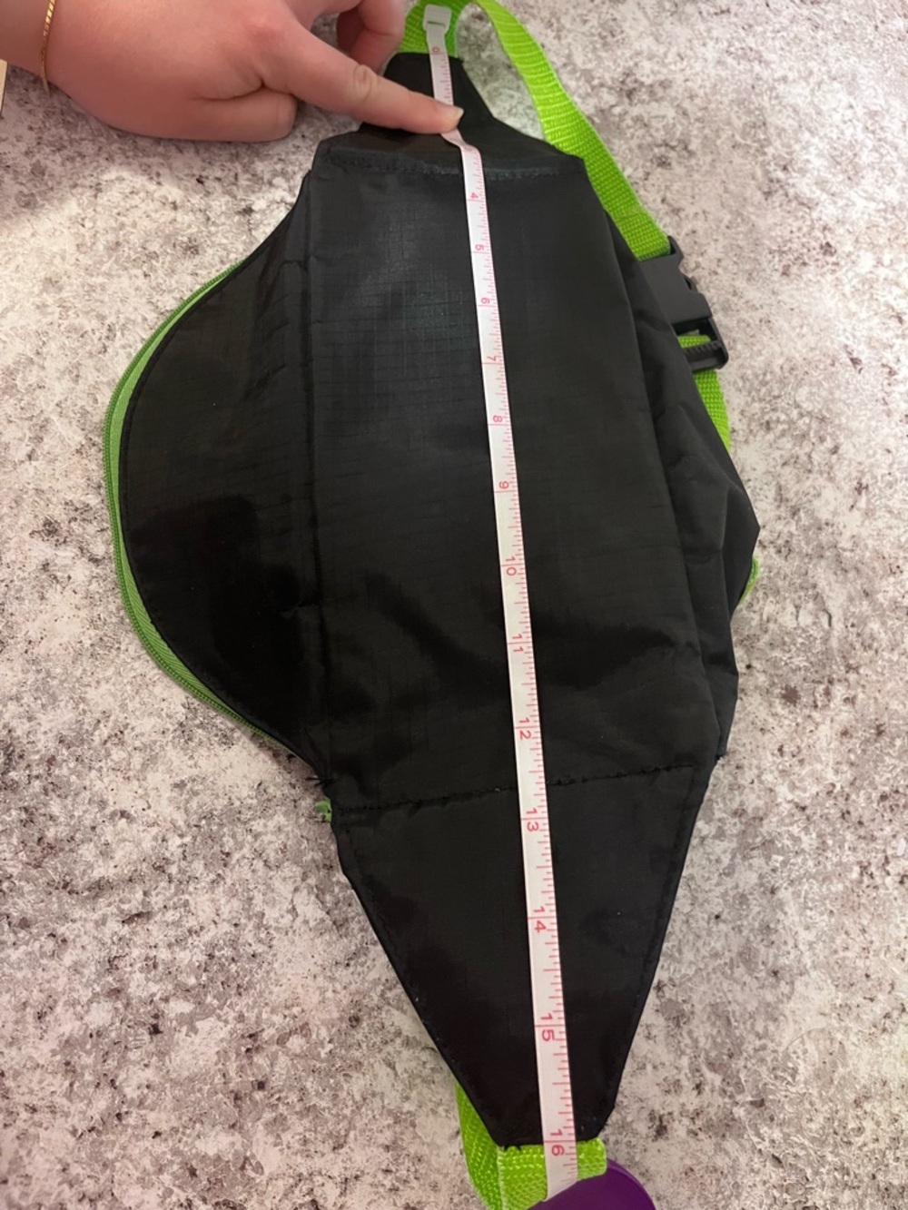 Vintage 90s Lazer Sport Green and Black Fanny Pack Bag - Picture 10 of 10